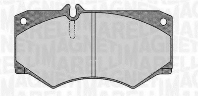 MAGNETI MARELLI 363916060325 -  Комплект тормозных колодок, дисковый тормоз